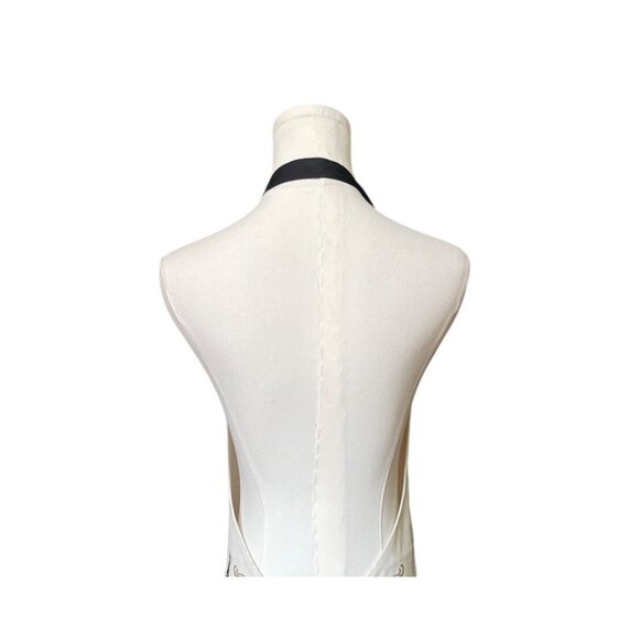 Bistro Paris Apron Graphic Striped Brasserie France Bow Striped Adjustable - Picture 5 of 9